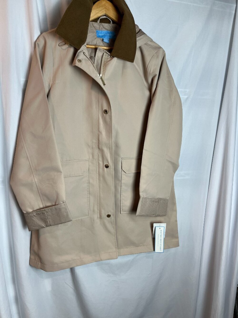 Women's Beige Draper James Lightweight Jacket, Size M, NWT